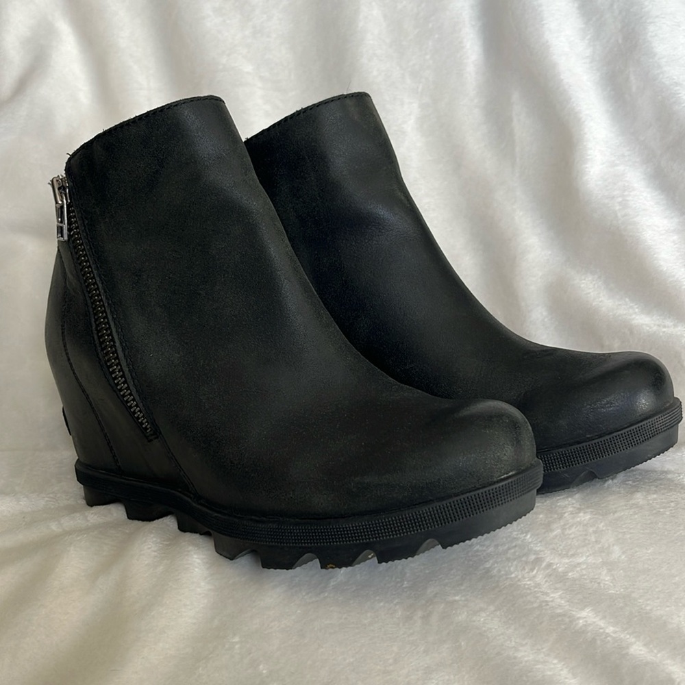 Sorel Joan of Arctic Wedge Zip Ankle Boot